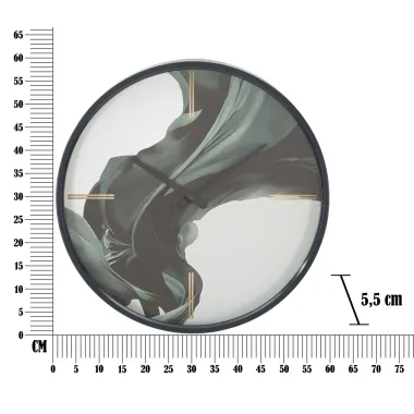 ZEGAR ŚCIENNY GREEN 50X5,5 cm